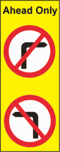 No Left or Right Turn