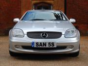 Silver Mercedes with SAN 5S Prat-plates