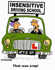 Insensitive Driving School