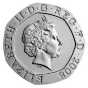 20 pence coin