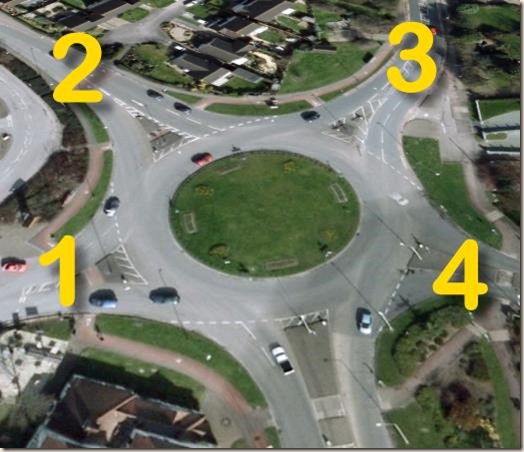 Roundabout in Gloucester