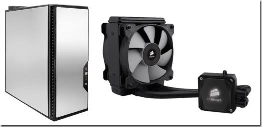 Antec Steel Case and Corsair Hydro Cooler