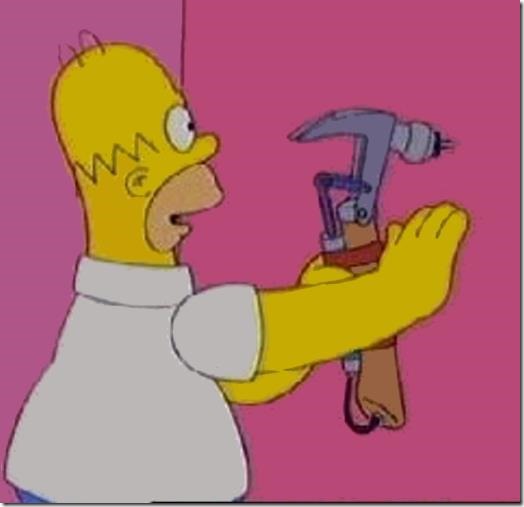 Homer's electric hammer