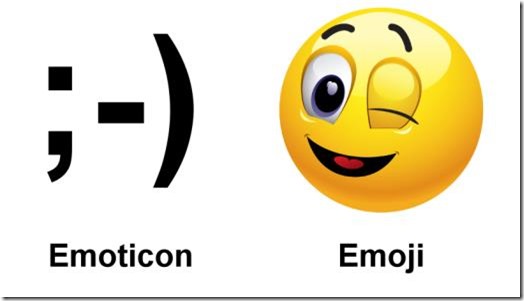 Emoticon vs emoji