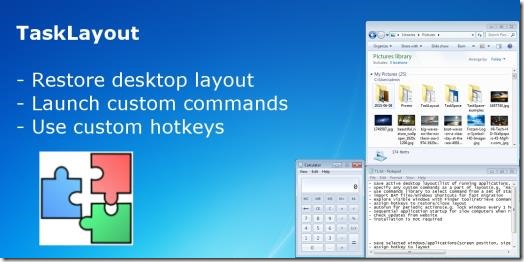 TaskLayout - desktop layout saver