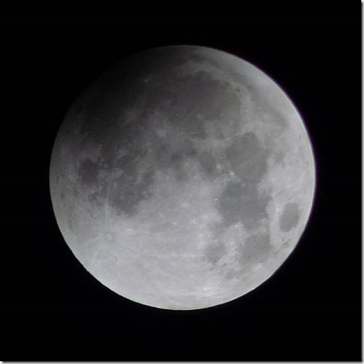 Moon - approximately 2.10am Monday