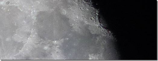 Moon - top middle