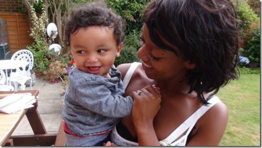 Desreen Brooks and her son Jackson