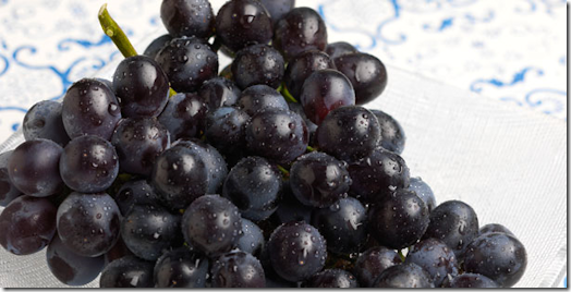 Sable black grapes