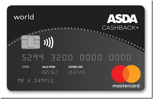 Asda Cashback Plus credit card
