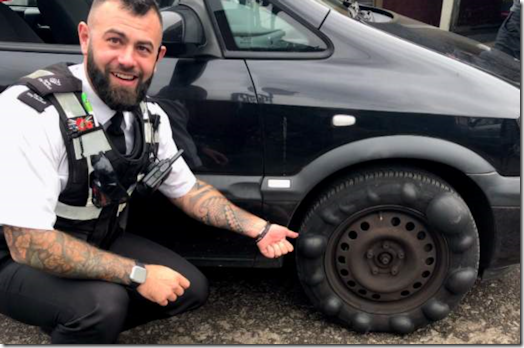 A car stopped by Derbyshire Police - and no crime recorded