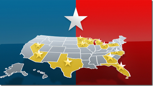 USA Election graphic